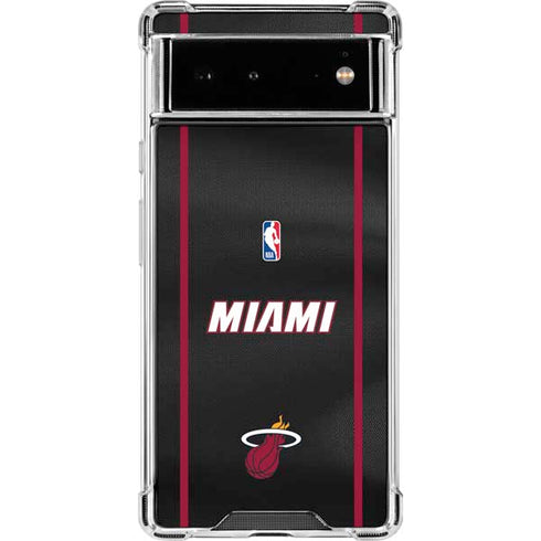 NBA Miami Heat Jersey Google Pixel 6 Clear Case